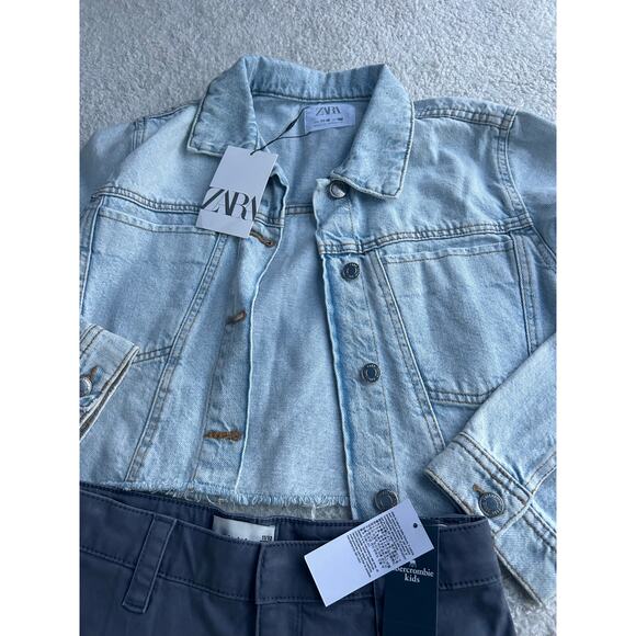 Zara/Abercombie & Fitch Girls Cute Outfit Size 12 - Picture 2 of 7